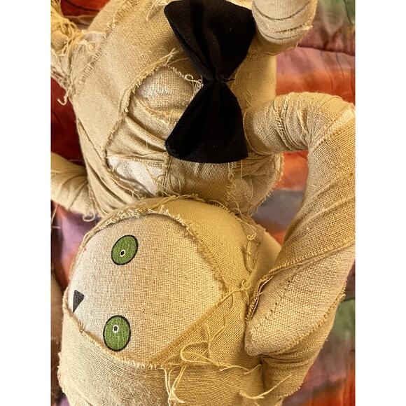 Creepy-Cute 18” Mummy Plush Shelf Sitter • Tim Burton Halloween Decor - Picture 5 of 7